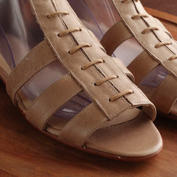 Wolverine Sandals Womens SZ 11B Brown Samantha Pleet Leather 1000 Mile Flat Boho - Picture 5 of 16